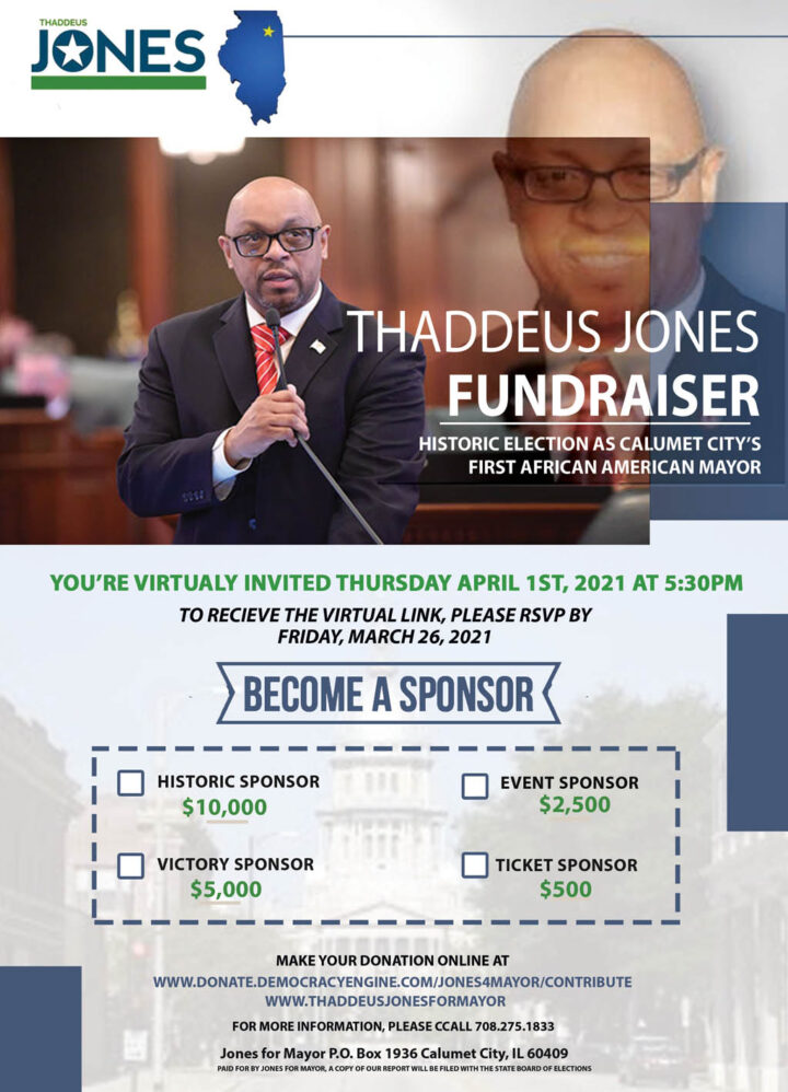 Please Join in Supppot of Thaddeus Jones on April 1st